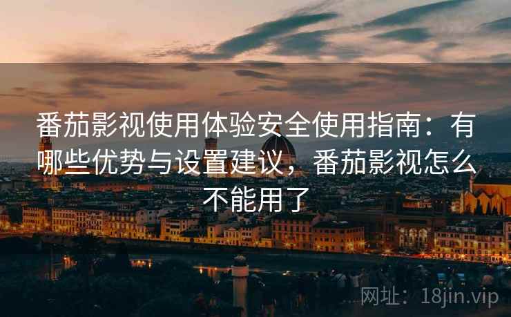 番茄影视使用体验安全使用指南：有哪些优势与设置建议，番茄影视怎么不能用了  第1张