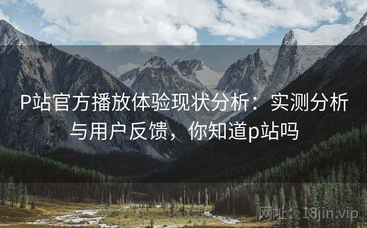 P站官方播放体验现状分析：实测分析与用户反馈，你知道p站吗  第2张