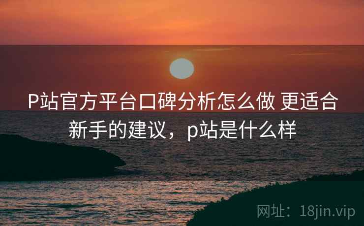 P站官方平台口碑分析怎么做 更适合新手的建议，p站是什么样  第1张