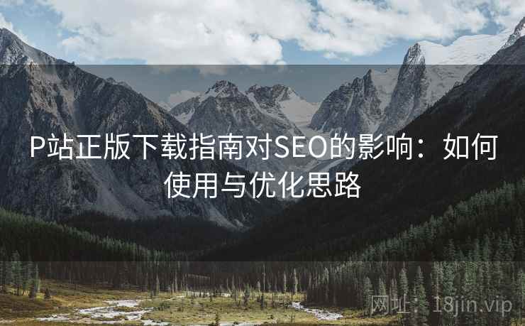 P站正版下载指南对SEO的影响：如何使用与优化思路  第2张