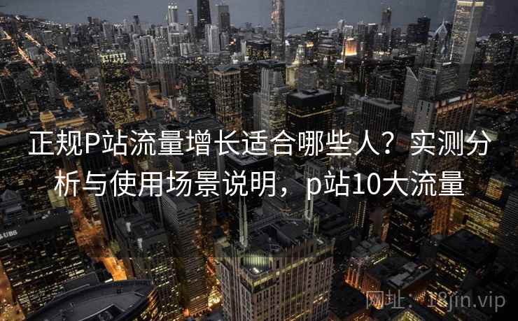 正规P站流量增长适合哪些人？实测分析与使用场景说明，p站10大流量  第2张